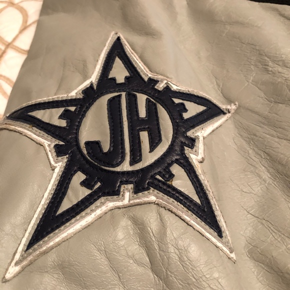 AMERICA'S TEAM The Dallas Cowboys Football Varsity, Vintage 100% Leather Jacket - Picture 12 of 16